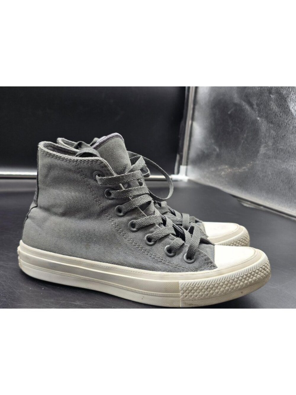 Converse Chuck Taylor All Star 2 Shoes Men 4.5 Gray II Lunarlon Sneakers 150147C